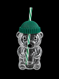 Cute Bear Glass Tumbler with Straw & Lid – Reusable Kids Drinking Cup